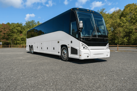 Bus Rental Company Detroit 56 Passenger Charter Bus