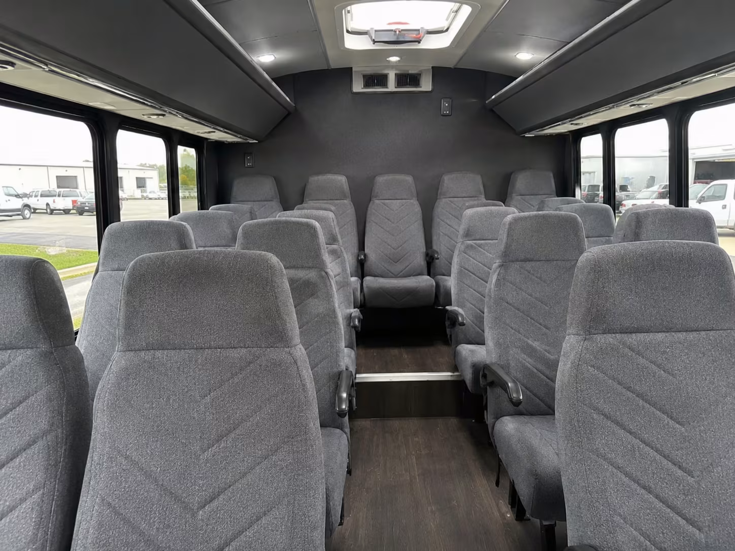 15 passenger minibus inside