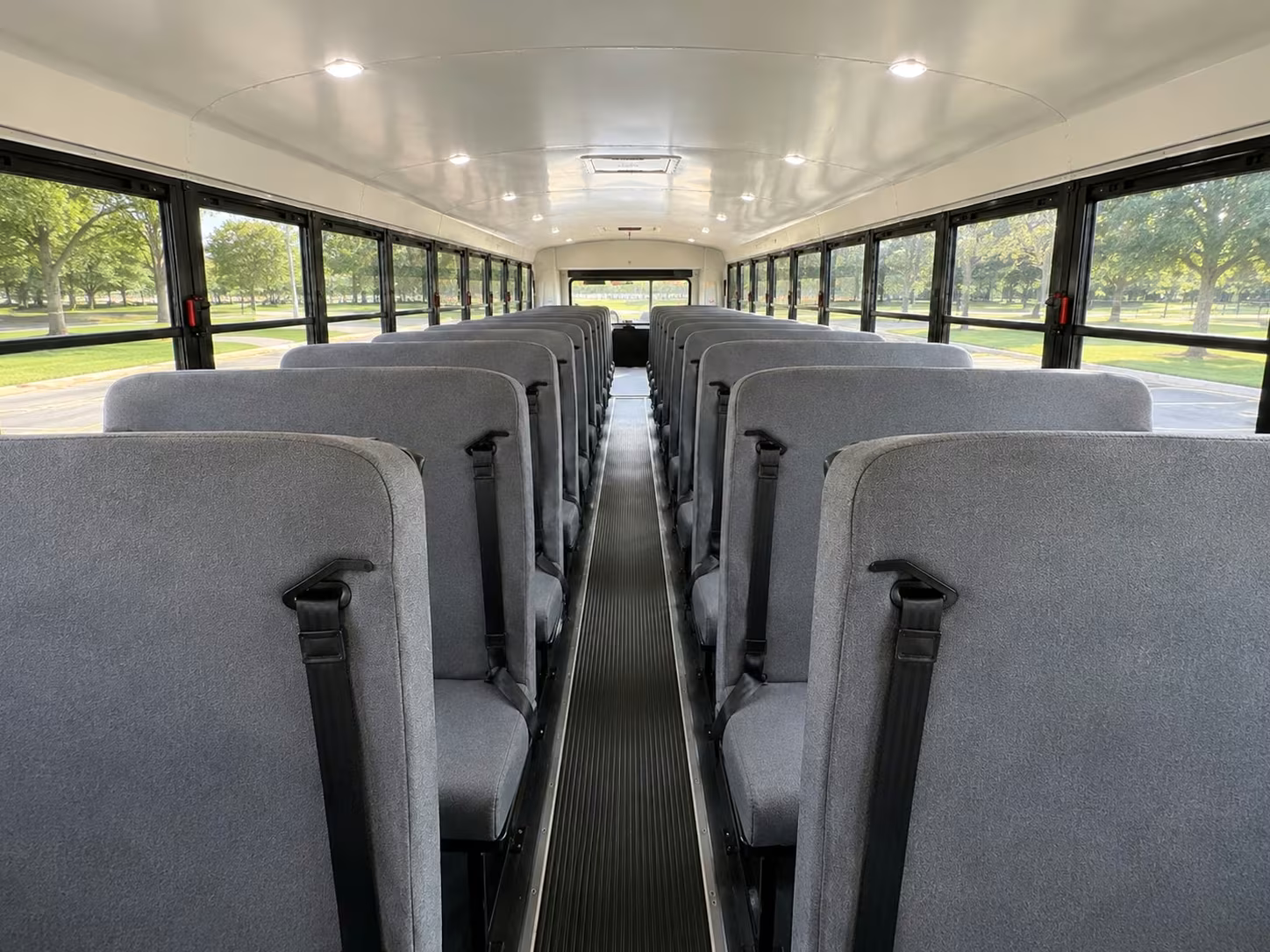 school bus interior